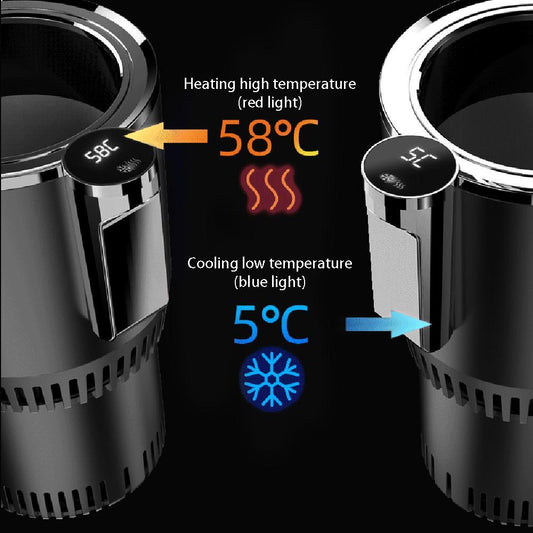 Car Cup Warmer Cooler 2 in 1 with Smart Digital Display